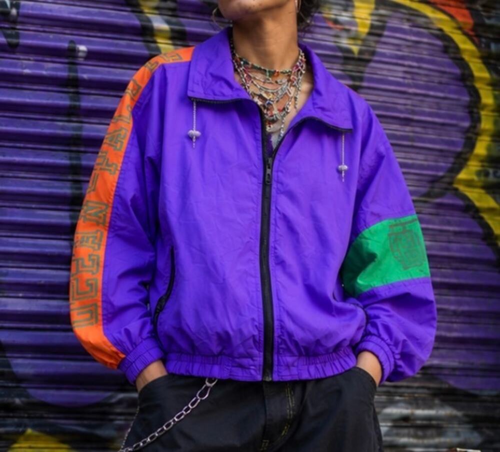 Vintage Ocean Pacific windbreaker oversized surf spring 80s 90s logo outdoor M